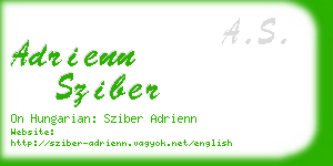 adrienn sziber business card